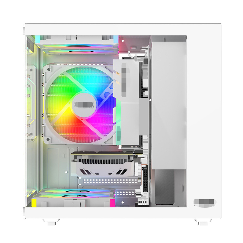 MATX/ITX Casse PC Prend en charge les cartes graphiques jusqu'à 320 mm CPU refroidisseurs jusqu'à 165 mm 1 HDD 2 SSDs 3 X 12CM Ventilateurs pour de l'argent