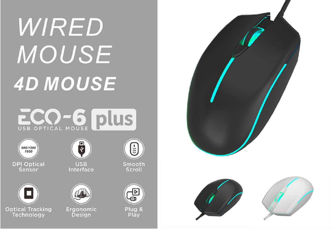 Souris de jeu 4D personnalisable, ultra-léger, défilement lisse, technologie de suivi optique, design ergonomique. Idéal pour les joueurs