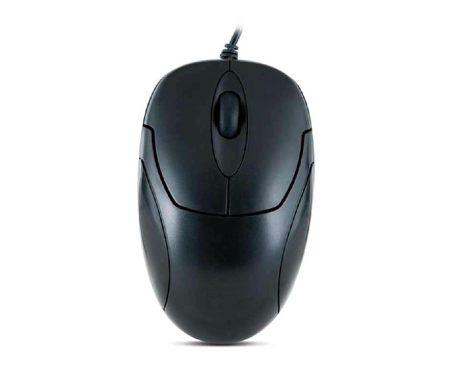 conception ergonomique 3D, double interface PS/2 et USB, couleurs personnalisables et compatibilité avec plusieurs systèmes d'exploitation,