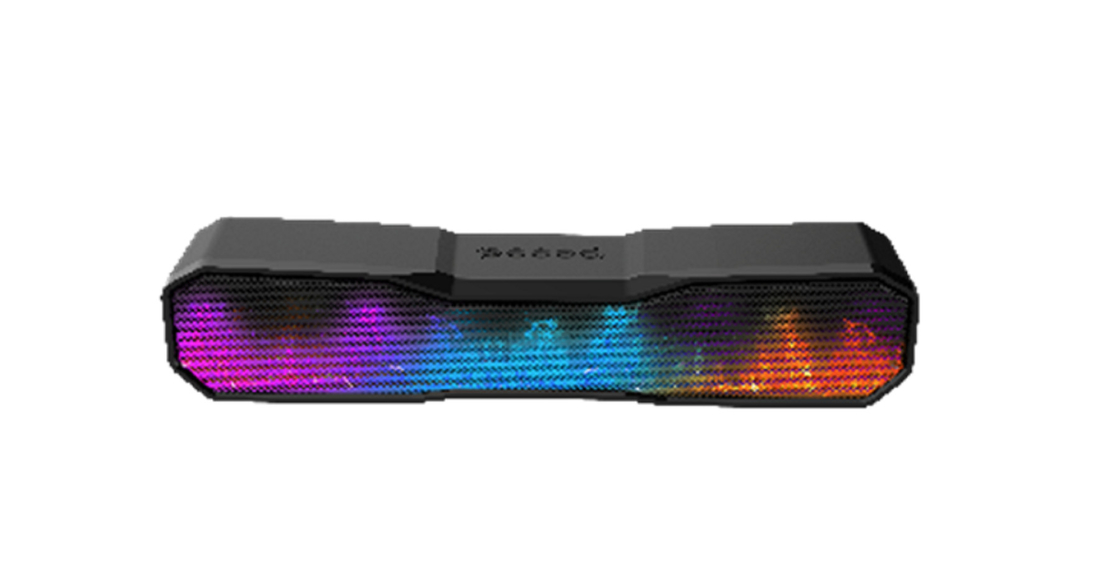 Prend en charge Bluetooth TF USB FM Radio AUX Entrée RGB Éclairage 2-3 heures de jeu pour les activités en plein air Fêtes