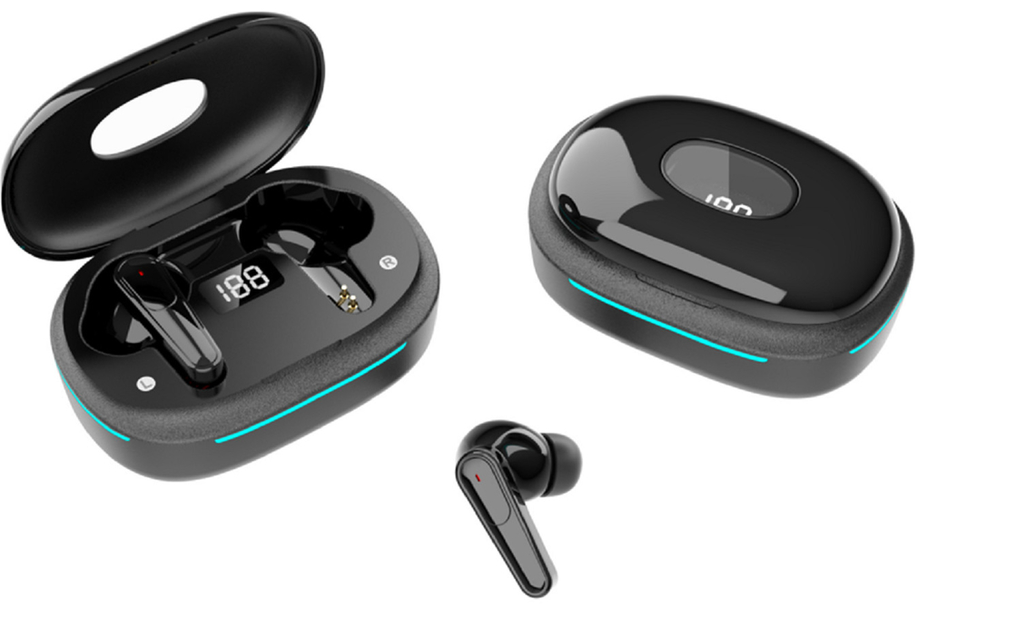 Équipé d'une antenne Banzai et d'un haut-parleur F10. Cet appareil dispose d'une batterie d'écouteurs de 30 mAh et d'un boîtier de charge de 200 mAh.