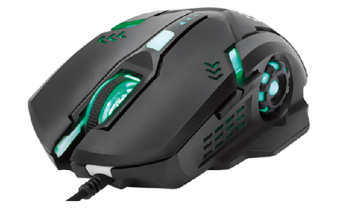 6D Design RGB Backlight 800-1200-1600-2000 DPI Switch Ergonomic Lightweight Keyboards Mouse For Gamers Office Users