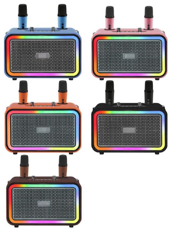 Puce IC MVSILICON haute fidélité avec traitement du son DSP dotée de deux microphones sans fil à batterie de 3000 mAh