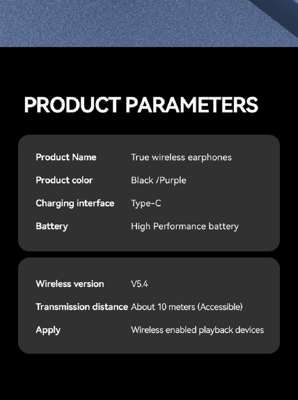 Bluetooth 5.4 F10 Titanium Composite Diaphragm Speaker A2DP AVRCP HFP 12H Battery Life 60H Music Playback 1H Charge Le téléphone est équipé d'une prise de courant