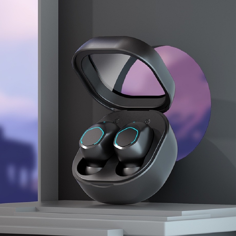 Bluetooth 5.2 TWS écouteur imperméable à l'eau annulation automatique du bruit Type-c Charge rapide 5 heures Durée de vie de la batterie F10 pilote dynamique