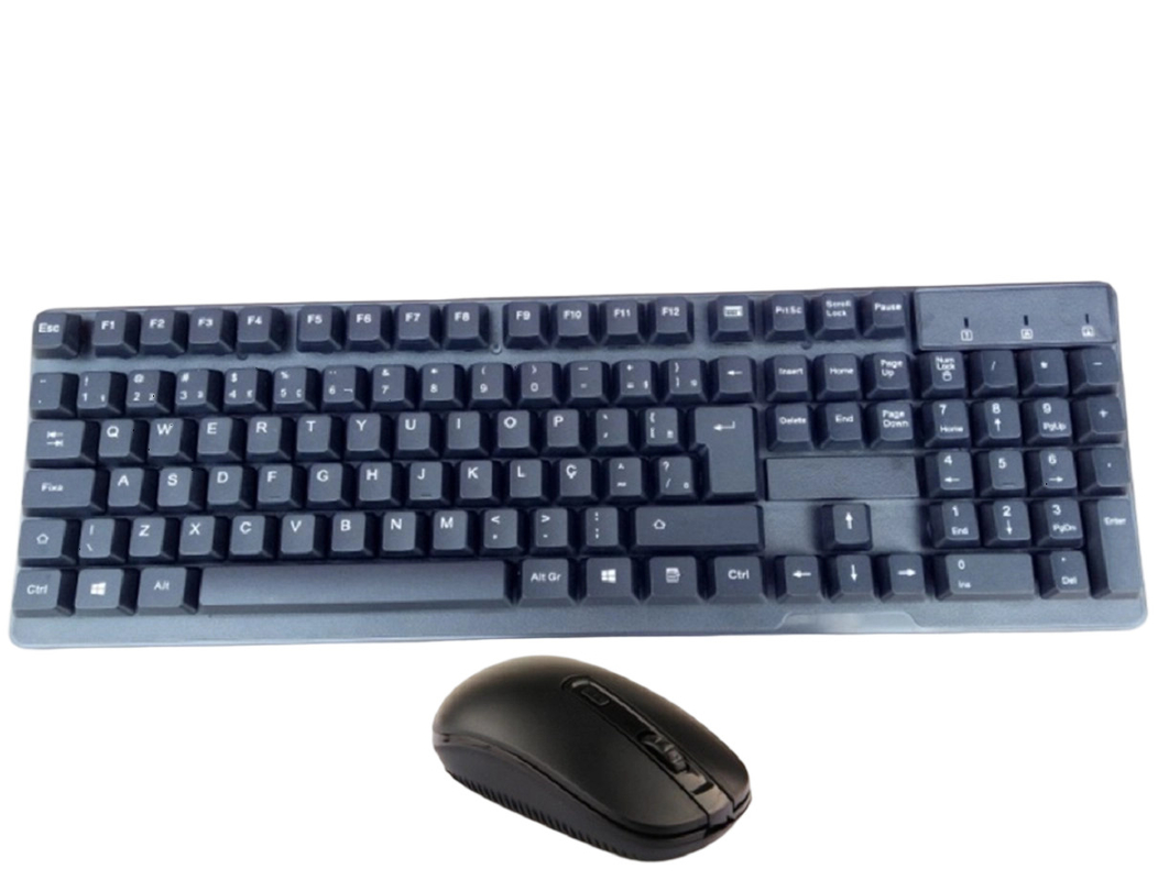 Claviers Souris Combos 2.4G Connexion sans fil 5 millions de clés Durée de vie Prise en charge de plusieurs langues Différentes couleurs Compatible avec tous les systèmes