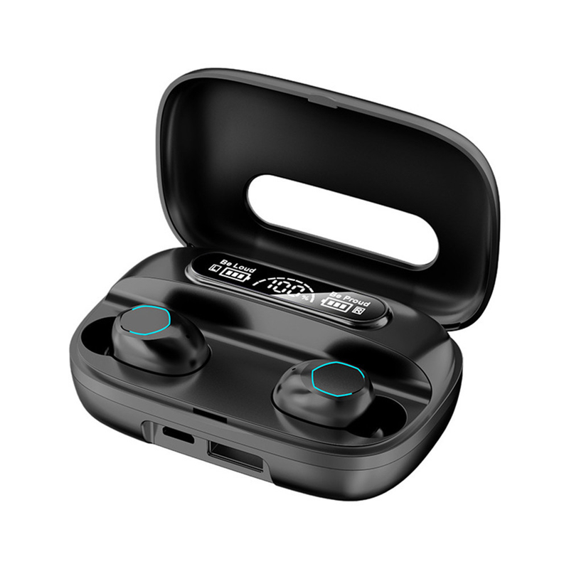 Bluetooth 5.1 écouteur Prend en charge les protocoles A2DP/AVRDP/HFP Écouteurs 40mAh Chargeur 500mAh F10 Drive dynamique pour les affaires et le sport