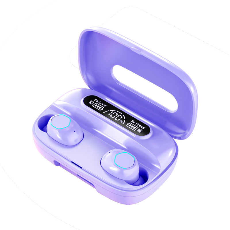 Bluetooth 5.1 écouteur Prend en charge les protocoles A2DP/AVRDP/HFP Écouteurs 40mAh Chargeur 500mAh F10 Drive dynamique pour les affaires et le sport