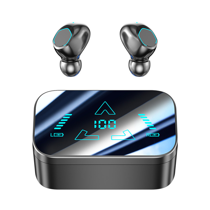 Conception de compartiment coulissant Affichage miroir intelligent Bluetooth haute vitesse 5.3 écouteur Tout temps batterie Durée de vie étanche pour les sports
