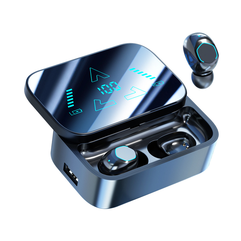Conception de compartiment coulissant Affichage miroir intelligent Bluetooth haute vitesse 5.3 écouteur Tout temps batterie Durée de vie étanche pour les sports