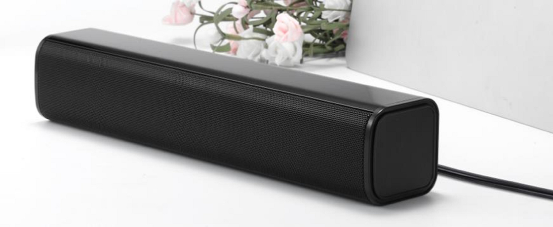 3W × 2 haut-parleurs Hi-fi 60Hz-18kHz Réponse USB 5V Plug-and-play 3.5mm Audio compatible pour les officiers et les étudiants
