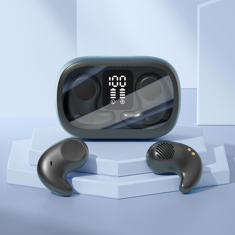 Une seule oreille 5,7 × 3,7 × 2,4 cm, léger et mince Aucune conception d'oreille pour des fonctions de sommeil latérales confortables