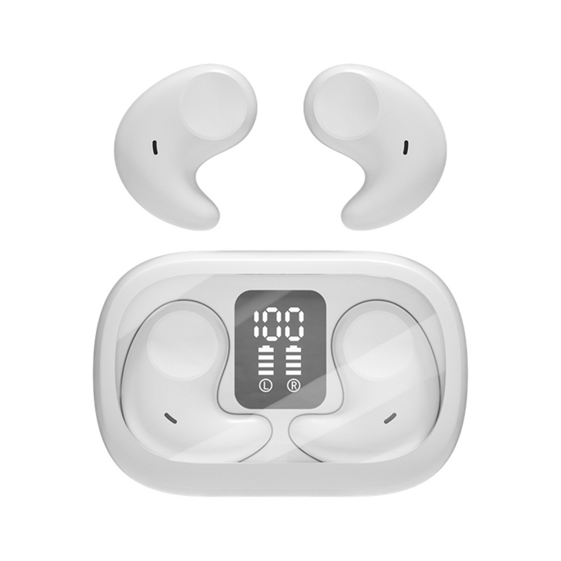 Une seule oreille 5,7 × 3,7 × 2,4 cm, léger et mince Aucune conception d'oreille pour des fonctions de sommeil latérales confortables