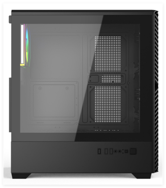 Prend en charge E-ATX / ATX / M-ATX 11 Fans Slots Computer Case Dual-mode Drive Bay, 0,6 mm SPCC acier + panneau ABS pour les amateurs de hardcore, les constructeurs de MOD