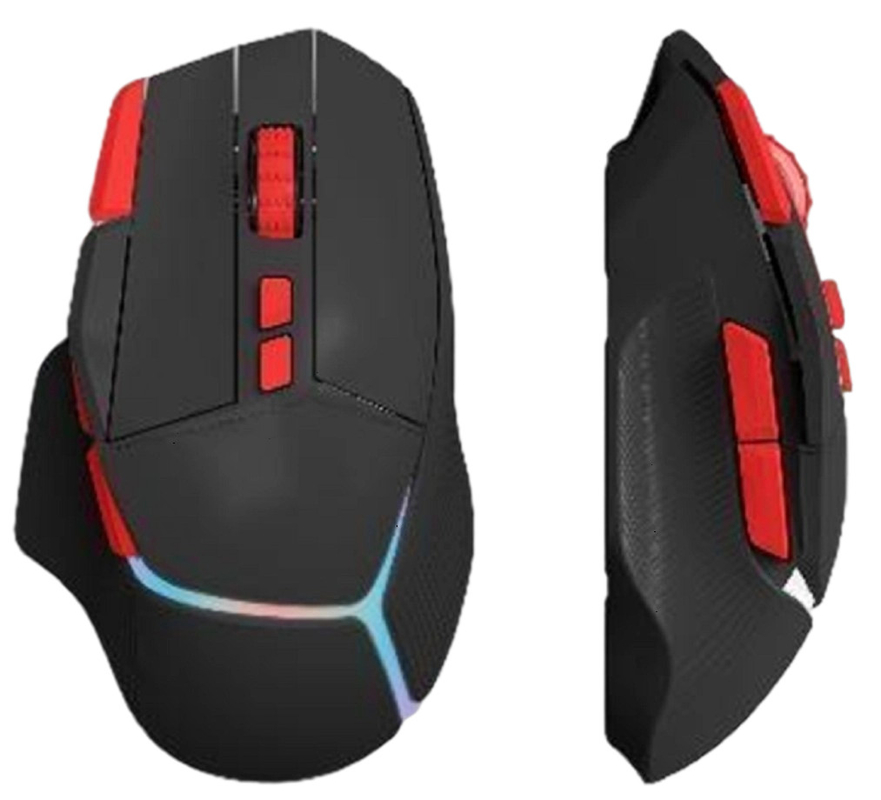 8000 DPI 58g Souris de jeu 9D ergonomie ultra-légère huile pulvérisée au laser logo gravé résistant à la sueur et antidérapant