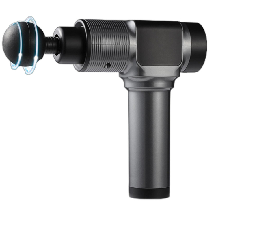30W Pistolet de massage moteur à brosse 30 niveaux de vitesse 15-53Hz Fréquence de récupération musculaire, écran LCD 2500mAh Batterie au lithium