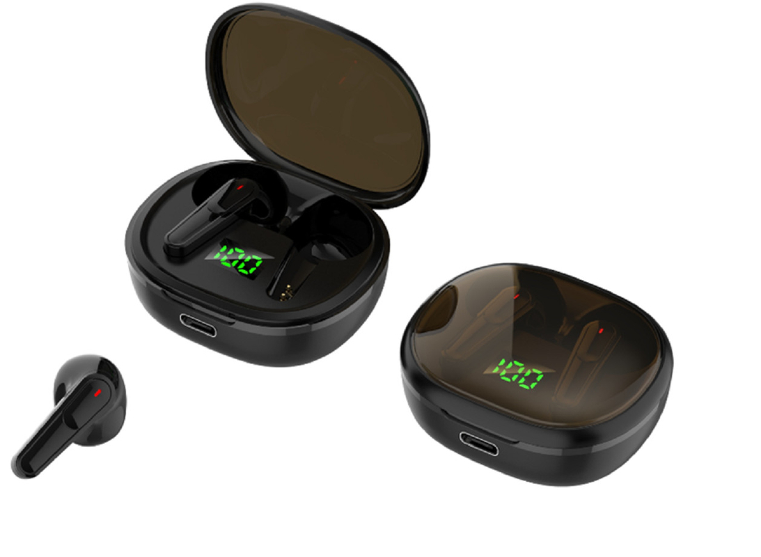 ETEK TWS Écouteurs 30g Poids total 30mAh Écouteurs 200mAh Boîtier de charge Type-C Chargement rapide Emballage de qualité commerciale
