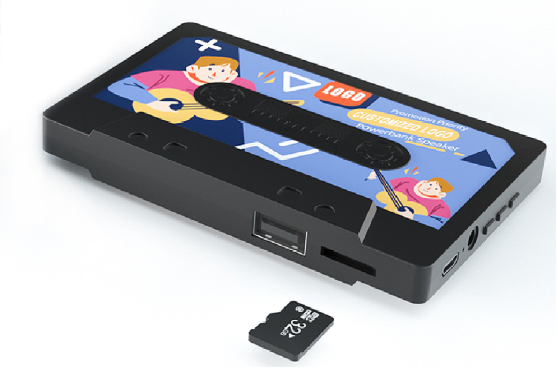 Bluetooth 5.0 Carte TF Radio FM Prend en charge une carte mémoire de 32 Go 19 mm haut-parleur à fréquence complète Style minimaliste