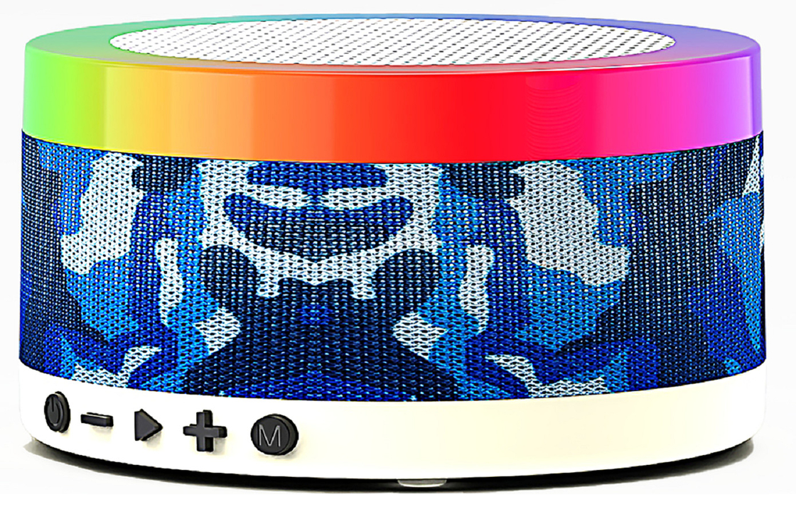 RMS 15W Puissance 102mm haut-parleur Bluetooth Carte TF USB Radio Support 2400mAh batterie Des lumières LED colorées avec plusieurs modes
