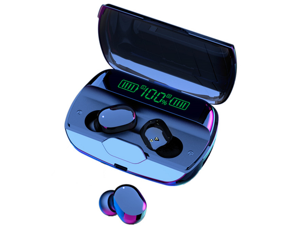 Écouteurs Bluetooth à faible latence de 4 heures avec boîtier de recharge de 600 mAh F8 haut-parleur à anneau de cuivre pour les joueurs