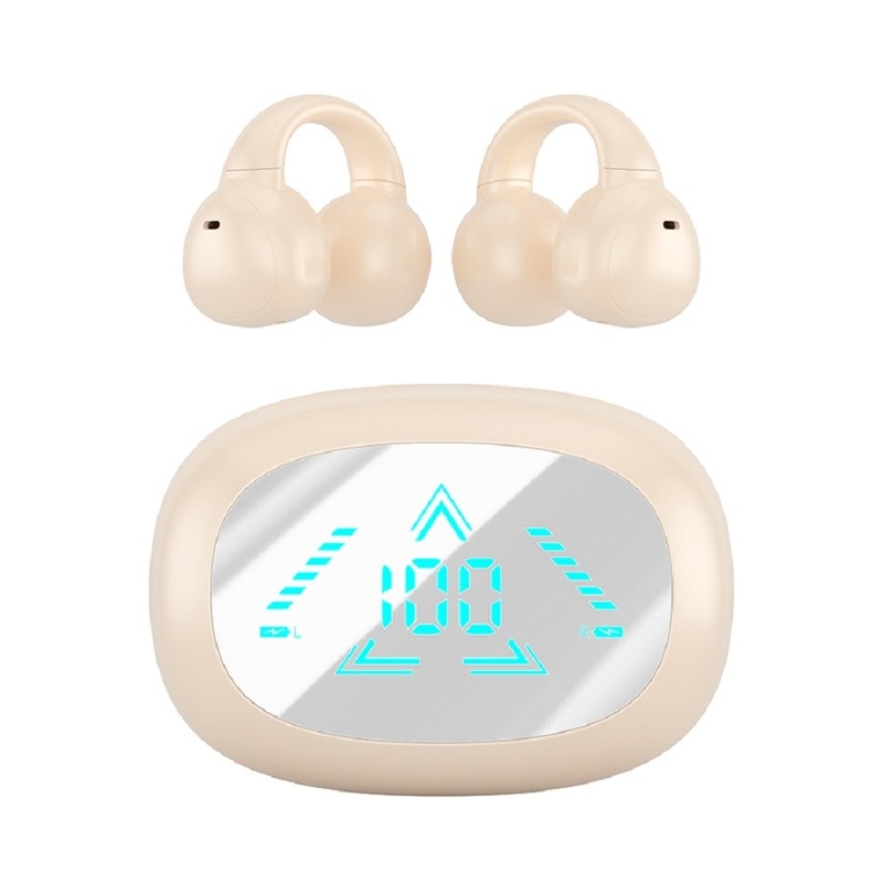 TWS entièrement ouvert sans fil F13 avec affichage LED Bluetooth 5.3 AAC / SBC Décodage 40mAh écouteurs + 400mAh Case Pour les gens d'affaires