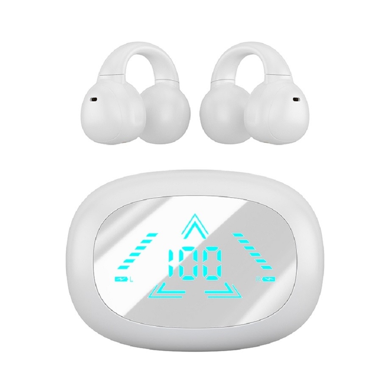 TWS entièrement ouvert sans fil F13 avec affichage LED Bluetooth 5.3 AAC / SBC Décodage 40mAh écouteurs + 400mAh Case Pour les gens d'affaires