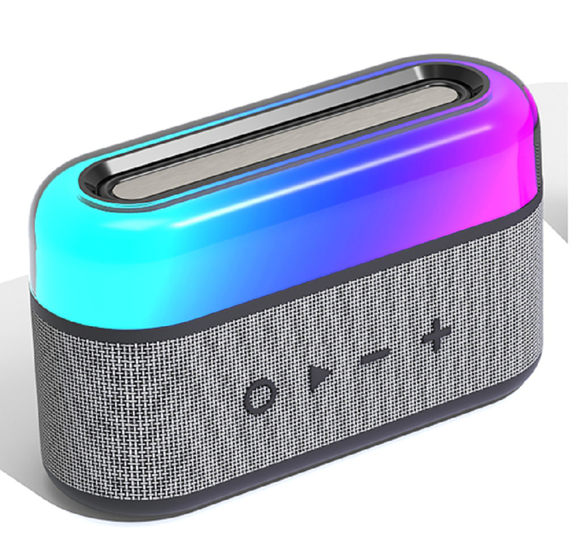 40W RMS 5000mAh Batterie haut-parleur portable Prend en charge la carte TF Bluetooth jusqu'à 32GB FM USB Flash Drive Éclairage coloré pour les petites fêtes