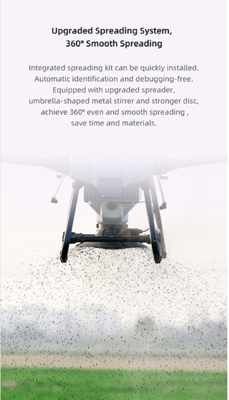 Z30P 30kg Load Agricultural Drones Solution sous la série Z nouvelle structure de poutre et les bras pliants en forme de Z