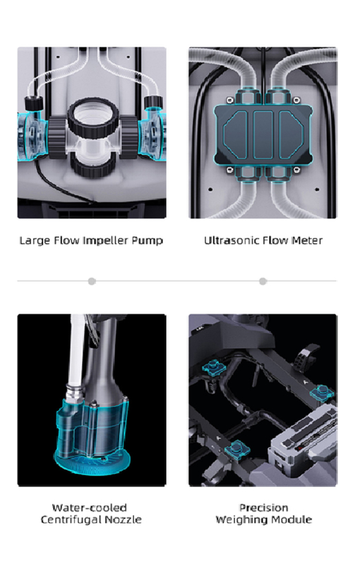 Z30P 30kg Load Agricultural Drones Solution sous la série Z nouvelle structure de poutre et les bras pliants en forme de Z