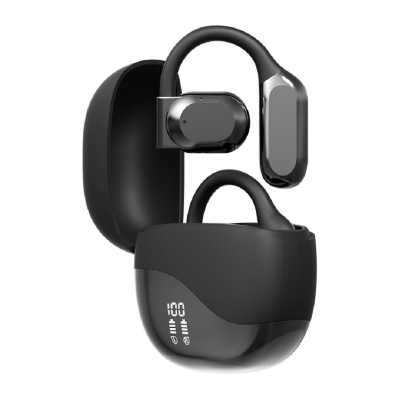 Bluetooth 5.4 écouteur avec une portée de 10 mètres jusqu'à 8-9 heures par appel 300mAh Chargeur fournit une puissance supplémentaire pour les déplacements professionnels, etc.