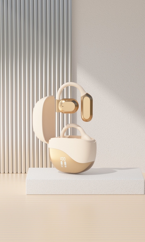 Bluetooth 5.4 écouteur avec une portée de 10 mètres jusqu'à 8-9 heures par appel 300mAh Chargeur fournit une puissance supplémentaire pour les déplacements professionnels, etc.