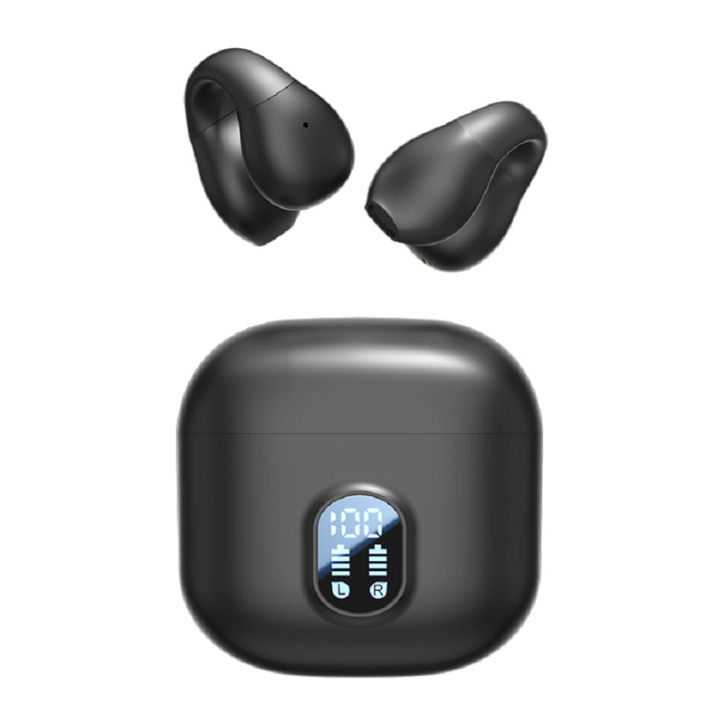 Écouteurs Bluetooth 5.4 TWS avec codec AAC SBC, temps de jeu de 6 heures et boîtier de charge de 200 mAh pour les déplacements, les sports et les affaires