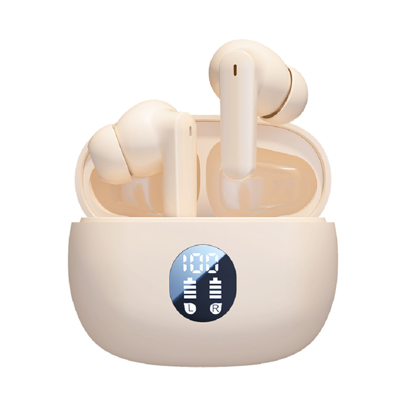 Écouteurs Bluetooth 5.4 TWS, haut-parleur F10, prise en charge AAC/SBC, conception en noir/blanc/couleur peau, adapté aux entreprises, aux sports, au bureau et aux étudiants