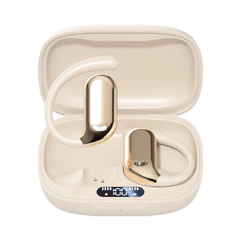 Bluetooth 5.4 TWS Earbuds F14 haut-parleur à anneau de cuivre, AAC / SBC, 6H Playtime et boîtier de charge de 200 mAh