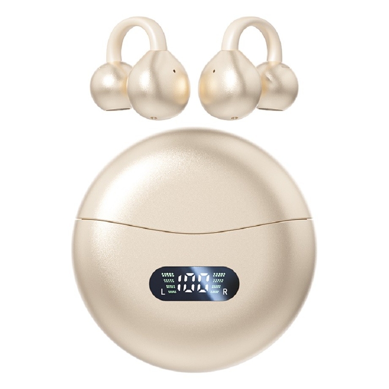 Écouteurs Bluetooth 5.4 TWS avec support audio AAC/SBC. haut-parleur F10, batterie d'écouteur de 30 mAh, boîtier de charge de 300 mAh
