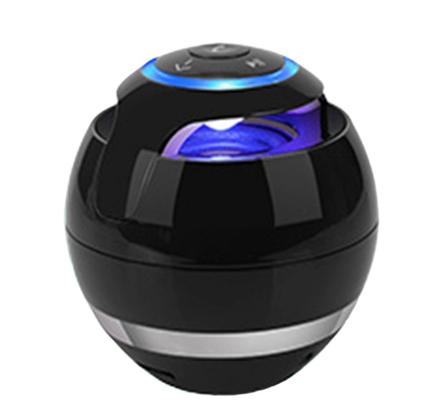 Corps compact (D78*H78mm). Prend en charge Bluetooth, AUX, carte TF, radio FM. Batterie intégrée de 300 mAh, charge USB. Unité haut-parleur 40 mm.