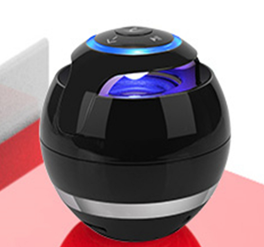 Corps compact (D78*H78mm). Prend en charge Bluetooth, AUX, carte TF, radio FM. Batterie intégrée de 300 mAh, charge USB. Unité haut-parleur 40 mm.