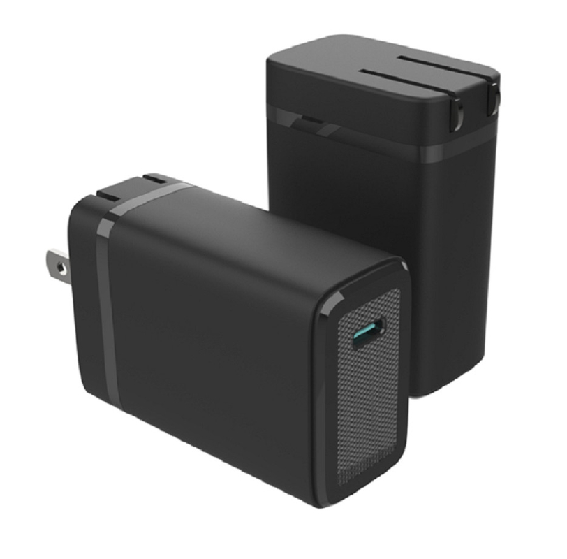 Chargeur rapide de téléphone cellulaire GaN Technologie 45W PD Charge rapide 110-240V Port USB-C haute tension