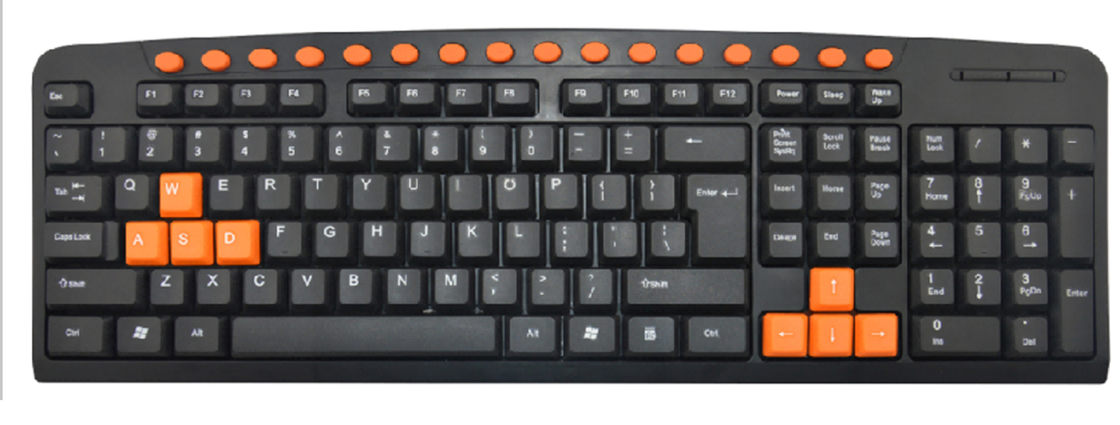 Clavier multimédia filaire étanche Connectivité USB Plug-and-play 16 touches de raccourci personnalisables Conception légère