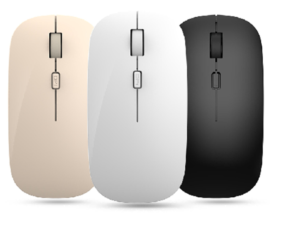 Souris sans fil 2.4G avec Windows et IOS, quatre boutons de précision, suivi 1200 DPI, matériau ABS