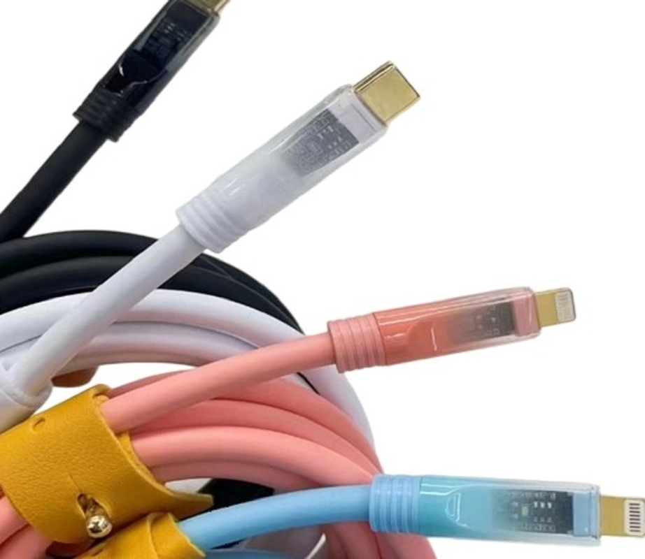Options de couleurs variées Cable de données haute vitesse personnalisable avec tissage de précision à 48 brins Prise en charge rapide à protocole complet