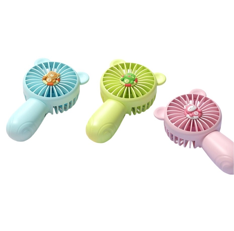 Mini ventilateur de poche USB 500mAh Batterie ABS+PP Matériau sûr Ventilateur de bureau portable avec câble de chargement