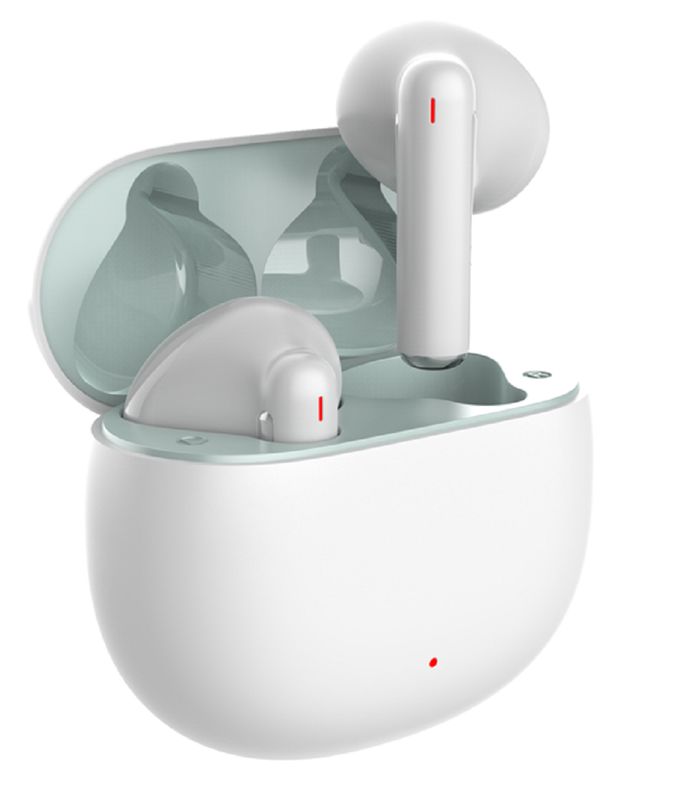 ETEK Ultra-Light Bluetooth 5.4 Écouteurs sans fil Écouteurs TWS ergonomiques F13 haut-parleurs 30mAh + 200mAh Batterie Noir Blanc