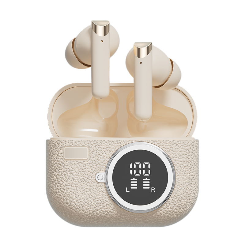 Écouteurs sans fil Bluetooth 5.4 ANC Écouteur F10 haut-parleur 300mAh Casse Type-C Chargement rapide Brun Complexe Vert