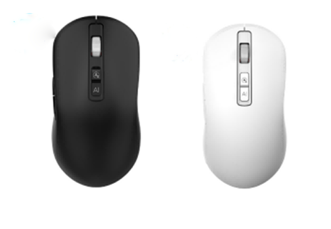 Souris IA 2.4G+Bluetooth avec 7 boutons, réglage 1200-2400 DPI, batterie 3.7V/400mA