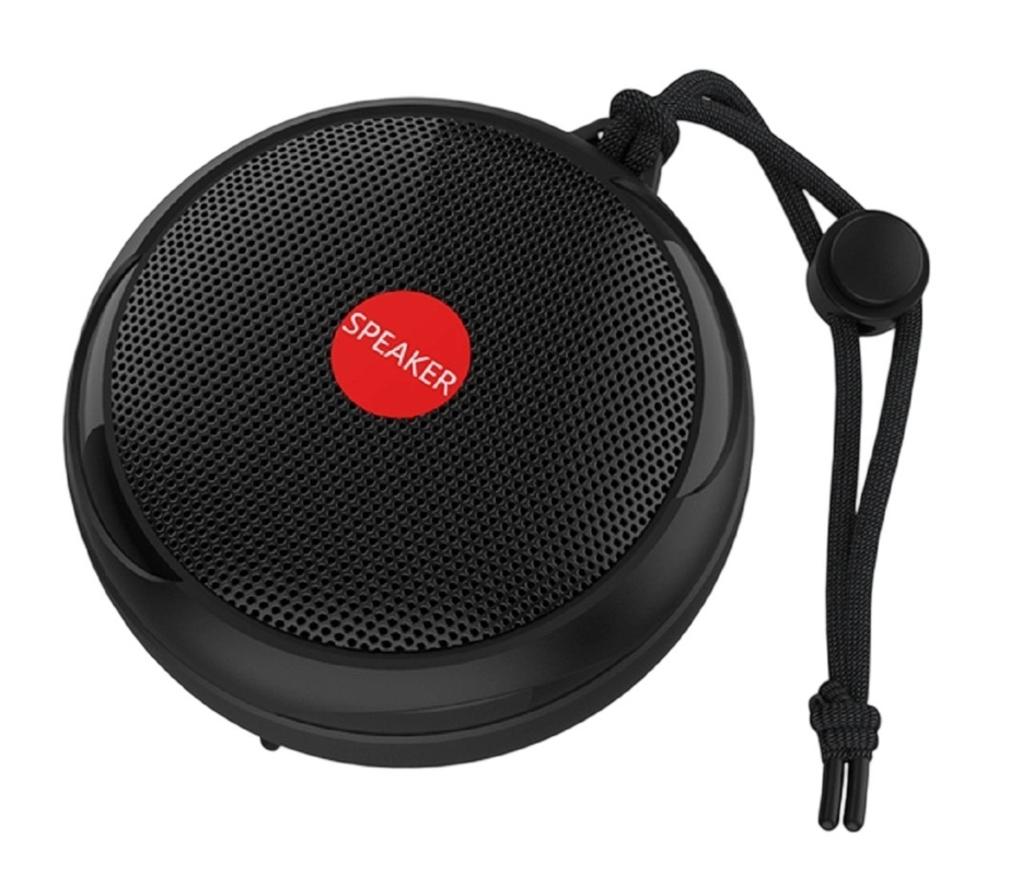 Portable Bluetooth 5.3 haut-parleur avec IPX7 imperméabilisation 52mm pilote 3W sortie type-C haut-parleur à recharge rapide Noir / rouge / bleu / vert