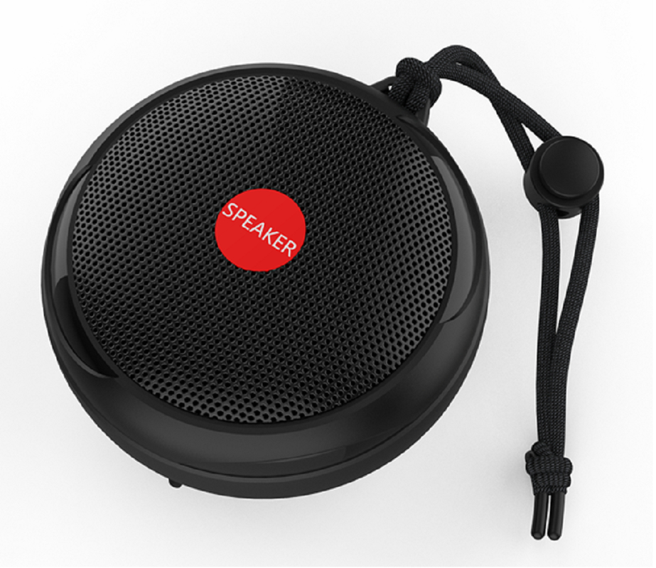 Portable Bluetooth 5.3 haut-parleur avec IPX7 imperméabilisation 52mm pilote 3W sortie type-C haut-parleur à recharge rapide Noir / rouge / bleu / vert