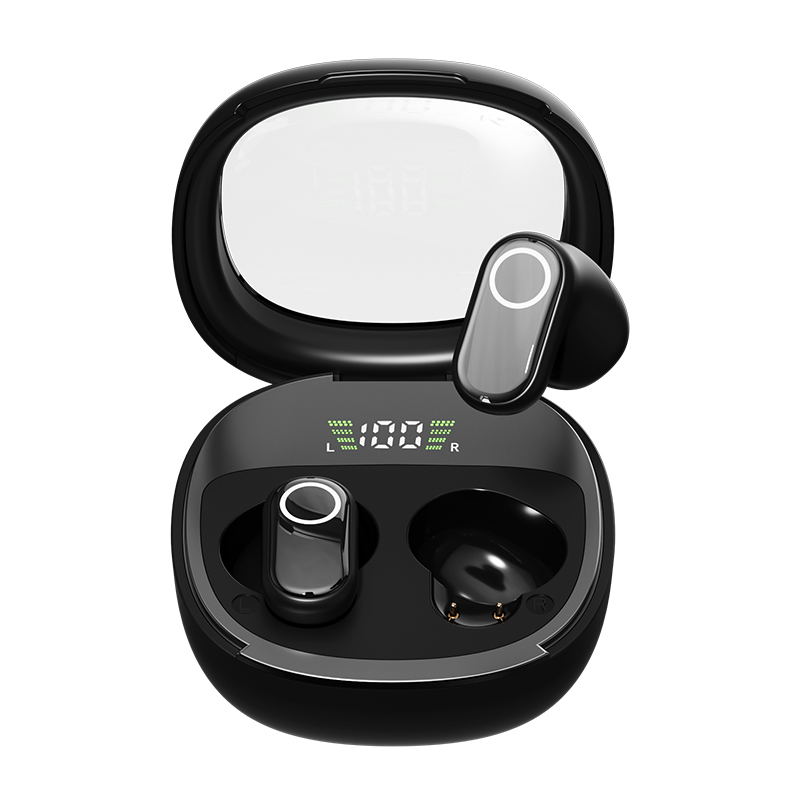 Écouteurs ETEK Bluetooth 5.4 TWS avec anneau en cuivre F13, cellule d'écouteur de 25mAh + boîtier de 200mAh (carte de protection), 3 options de couleur.