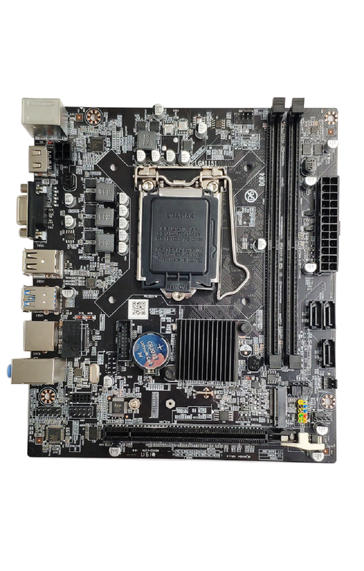 Carte mère Micro-ATX ETEK H310 Chipset pour processeurs 6e/7e/8e/9e génération, DDR4 double canal jusqu'à 32 Go, sorties VGA+HDMI