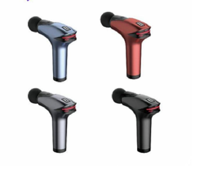 Pistolets de massage caractéristique ABS + Construction en silicone avec 7.4V tension nominale 5V / 2A Entrée 30W Puissance 1800mAh Batterie 1800-3200 RPM Vitesse